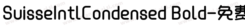 SuisseIntlCondensed Bold字体转换
